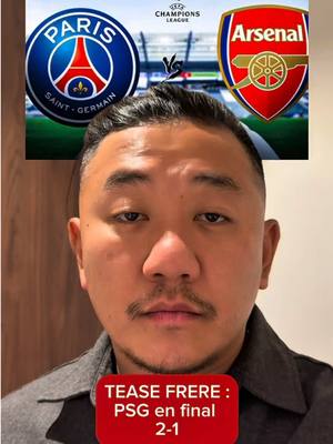 A post by @abregefrere on TikTok caption: Votre avis sur le match de ce soir ?🤩 Quels sont vos pronostics pour la finale du 31 mai ? ⚽️  #ldc #foot #psg @psg 