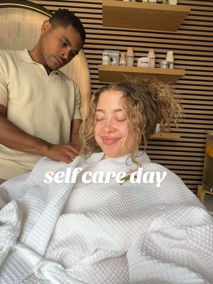A post by @maliaelaine on TikTok caption: @BEING FRENSHE brought a mobile spa to my house 🤩🤍✨ 