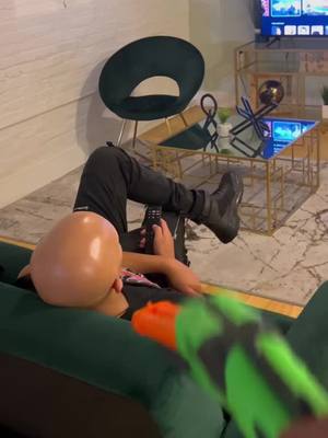 A post by @xtheromanempire on TikTok caption: I got SNIPED! #comedy #funny #alopecia