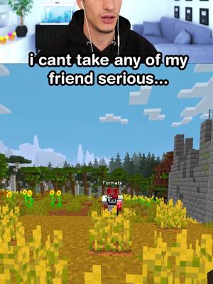 A post by @moosecraftmc on TikTok caption: I cant take my friends seriously #minecraft #scary #horror #youtube #twitch #minecraftmemes #foryou #fyp #streamer #trendingreels #trend #minecraftbuild