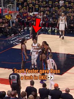 A post by @bleacherreport on TikTok caption: The crowd cheered Westbrook getting a tech 😔 #russellwestbrook #nba #nbatiktok 