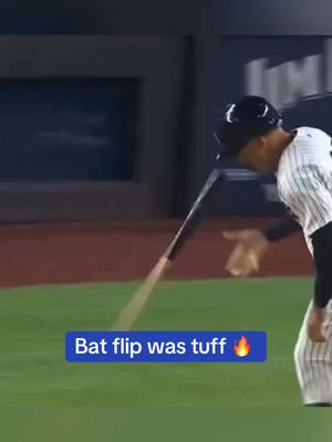 A post by @bleacherreport on TikTok caption: That was smooth (via @MLB) #yankees #mlb #baseball 