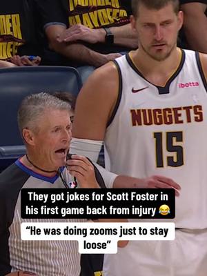 A post by @bleacherreport on TikTok caption: 😂😅 @NBA Referees #nba #basketball #nbatiktok 