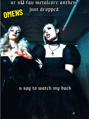 A post by @wearetheprettywild on TikTok caption: u wanted quiet? should’ve k!lled me. instead you taught me to scream in frequency. OMENS isn’t a song  it’s your warning OMENS out now 🖤✨🪬 #theprettywildmusic #omens #baddiecore #numetal #emo #alternative #rockmusic #girlscreamers #metal #metalcore #consciousnesscore  📹 @masonwright.mov