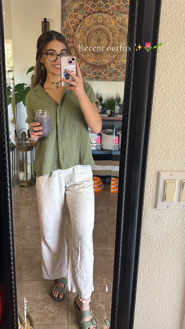 A post by @haileyy.jade on TikTok caption: Wear clothes that make YOU feel like your most authentic self 🌱🫶🏼🥰Appreciate your uniqueness! ⭐️ 