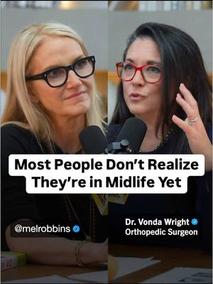 A post by @melrobbins on TikTok caption: The way you think about aging can shape the way you age. To learn more about how you can how you can be stronger, healthier, and more energized at any age, listen to this episode of The Mel Robbins Podcast with @DrVondaWright, one of the world’s leading experts on mobility, musculoskeletal aging, and longevity. Out now on all podcast streaming platforms! 🎧 “Look, Feel, & Stay Young Forever: #1 Orthopedic Surgeon’s Proven Protocol.” #melrobbins #melrobbinspodcast #longevity #aging
