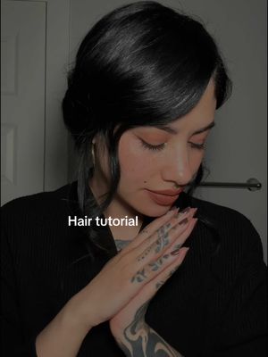 A post by @cejachel on TikTok caption: I know some people are thinking why go through the trouble of curling the bottom half of your hair when you’re just going to twist it up! But it holds so much better because the hair is curling in on itself 👌 I like to use Bobby pins when I have my hair up because you have more freedom in how the hair is going to sit. When you use hair ties it restricts how the hair sits and it want it to look more fluid! Any time you see my hair up, nine times out of ten it’s being held up with a million Bobby pins 😅 #hairtutorial #conair @Conair 
