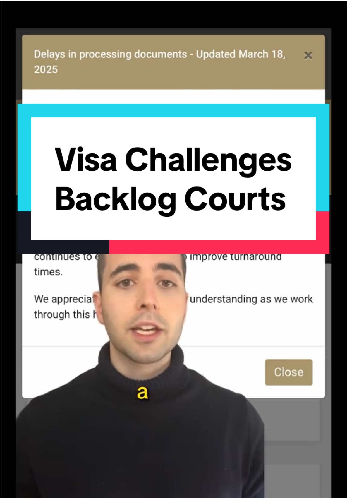A post by @canadianimmlawyer on TikTok caption: Unjust visa refusals leading to a massive increase in Federal Court challenges. #visitorvisa #studypermit #visarefused #reconsideration #judicialreview #gcms #canadaimmigrationlawyer
