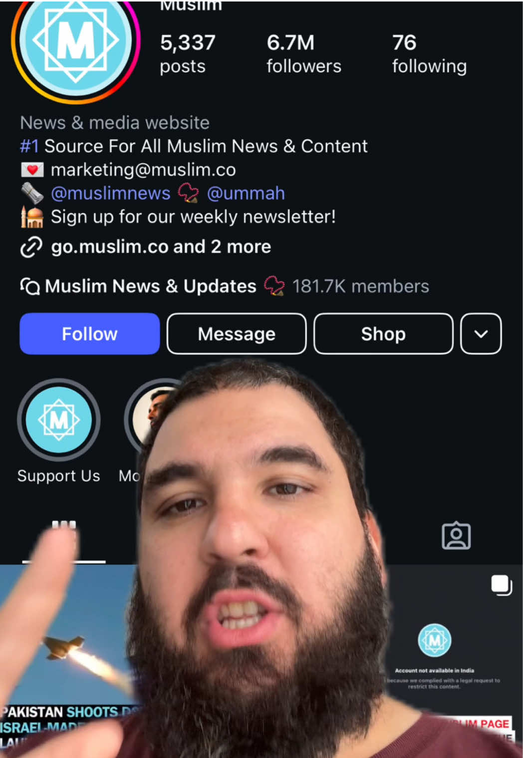 A post by @adelghad on TikTok caption: @Muslim May Allah bless your work🫡