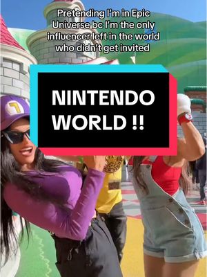 A post by @rebyhardy on TikTok caption: Reliving the best weekend with the best friends 🖤 #househardy #universalstudios #nintendoworld #cosplay #waluigi
