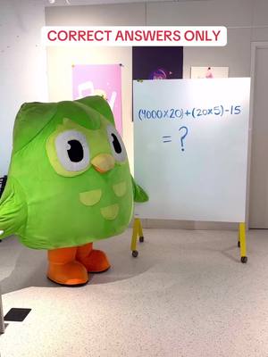 A post by @duolingo on TikTok caption: do you have any video games on your TI-84? 