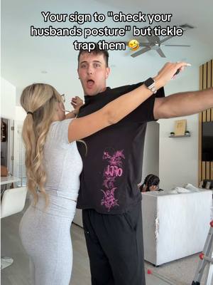 A post by @mariahandbill on TikTok caption: He was not expecting that 🤣 ib: @Jaylin & Makayla💕 