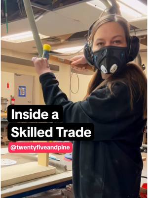 A post by @tiktok on TikTok caption: a reminder from @TwentyFiveandPine Side Tables, @SKILLS JAM, and @SkillsUSA that if a skilled career is calling, don’t be afraid to pick up!
