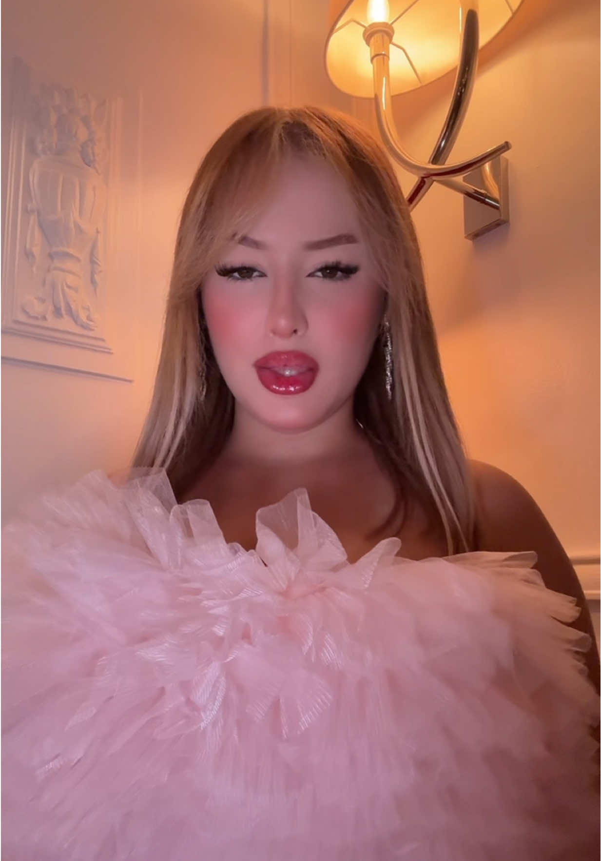 A post by @nada.benkirat on TikTok caption: FINALLY 23 🤭🎂💜 #nadabenkirat #2002 
