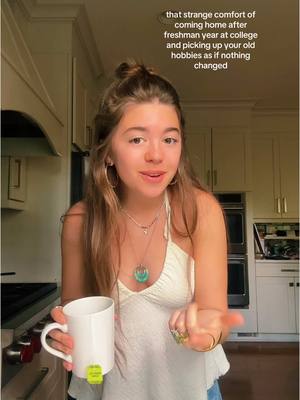 A post by @liviabenson on TikTok caption: when I say hobbies I mean baking and my most favorite of all—eating what I bake 🫶 #college #freshmanyear #unc #chapelhill #baking #summeroutfit #summerbreak 