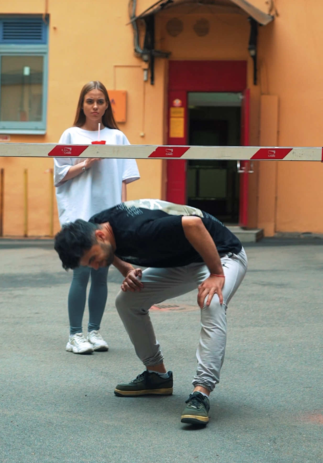 A post by @thekiryalife on TikTok caption: Which Way Would You Choose: 1,2 or 3?😂 #thekiryalife #funny #comedy #parkour 