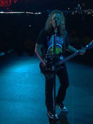 A post by @metallica on TikTok caption: “Deep down inside I feel to scream…” Links to #M72 Tour Videos in Bio. #Metallica #M72Syracuse #MetallicaLive