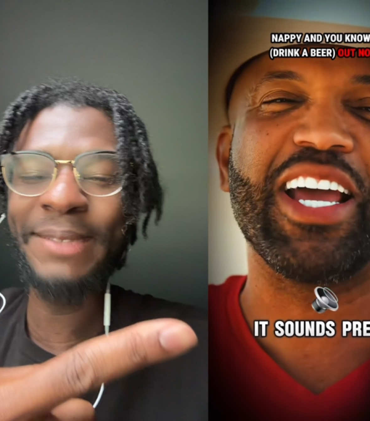 A post by @adbul_cisse on TikTok caption: #duet with @Coffey Anderson #CountryMusic 