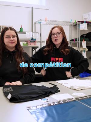 A post by @brodame.ca on TikTok caption: Choose your player🎮 Petite compétition amicale entre Sélyna et Alexia… Vont-elles rester en bons termes suite à cette épreuve?👀 #brodame #jeu #competition #packaging #commande 