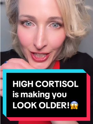 A post by @stacidhall on TikTok caption: ELEVATED CORTISOL doesn’t just make you gain weight in the middle, it can also make you LOOK OLDER!😳 #cortisol #highcortisol #midlife #collagen #oils #guasha #SkinCare #essentialoils #matureskin #agingskin #over40club #over40 #naturalskincare #over50club #plantbasedskincare #healthyaging #selfcare #nobotox #antiagingtips #wrinkles #antiagingskincare #beautifulskin #clearskin #puffy #puffyeyes #undereyebags 