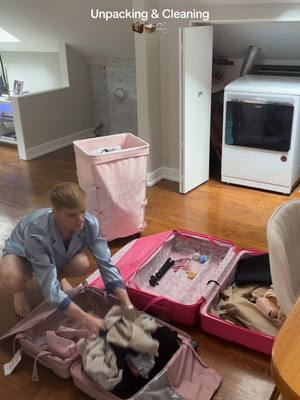 A post by @michaelduvallxo on TikTok caption: it takes me at least 2-3 business days before i’m ready to unpack 😂 #fyp 