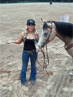 A post by @grace_pajs on TikTok caption: accurate #gracepajs #gracek #westernfashion #westernfashioninfluencer #barrelracing #westernhorses 