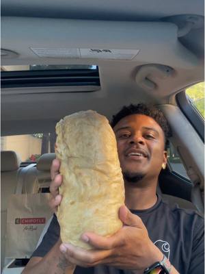 A post by @shawnfoodreviews7 on TikTok caption: Massive Chipotle burrito🤯  #Foodie #chipotle #asmr #burrito #mukbang #fypage #eatingshowmukbang #FoodTok #fypシ 