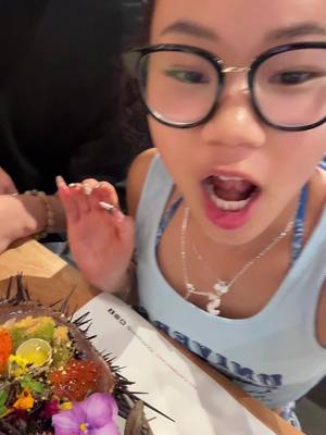 A post by @sanguyenn on TikTok caption: Raw marinated crab and sea urchin