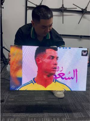 A post by @milestrong_leddisplay on TikTok caption: Later you will find that his movements are exactly the same as Ronaldo's#Milestrong #leddisplay #ledscreen #leddisplayscreen #leddisplayfactory #ledvideowall #ledmodules #CristianoRonaldo 