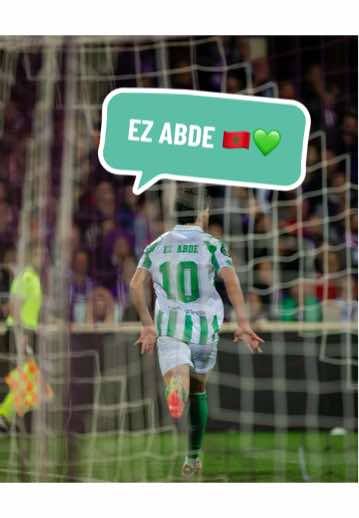 A post by @realbetisbalompie on TikTok caption: #RealBetis #Abde #ConferenceLeague #Fútbol #tiktokfootballacademy #deportesentiktok #Marruecos 