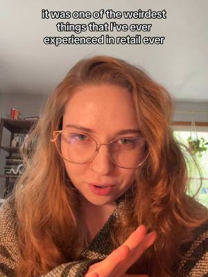 A post by @whatsinthekoolaid on TikTok caption: i hated conference calls in general but this was one of the weirdest retail experiences i’ve ever had 