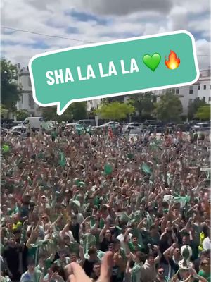A post by @realbetisbalompie on TikTok caption: ¡OH, REAL BETIS! 🔈🔉🔊 #RealBetis #UECL #sportsontiktok #antony #isco #betis #tiktokfootball