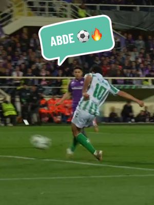 A post by @realbetisbalompie on TikTok caption: Un gol para la 𝐇I𝐒T𝐎R𝐈A 🥹⚽️🇪🇺