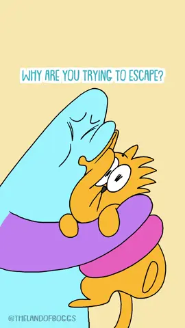 A post by @thelandofboggs on TikTok caption: My cat hates me #boggs #animation #cats