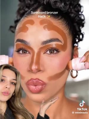A post by @lilyslilah on TikTok caption: une fois j’ai pleuré parce que mon makeup a peluché et que j’étais en retard mdrr publicité #makeup #bronzer #tutomakeup @The Ordinary 