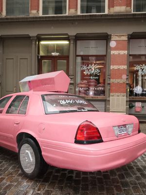 A post by @fentybeauty on TikTok caption: Welcome to the Gloss Bomb Shop! 👋🏾👋🏼👋🏿 We're ✨officially✨ open, Fenty Fam! Pull up this weekend to get lost in the gloss 🫨 What: ✨ Giant, interactive Gloss Bomb stations 💝 Exclusive freebies + gifts with purchase 🚕 Dripped out, shimmery Gloss Bomb-inspired cabs 🍇 Grape Splash, an exclusive NEW Gloss Bomb shade When: May 9 - 11 from 11 AM - 6 PM Where: Shopify NY, 131 Greene St. New York, NY 10012q