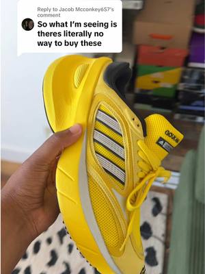 A post by @cyrilroypalmer on TikTok caption: Replying to @Jacob Mcconkey657 unreleased shoes from Adidas the Goukana #adidas #shoes #unreleased 