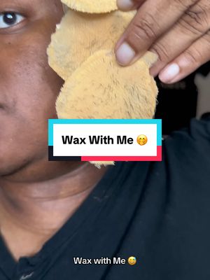 A post by @kbmakeupme24 on TikTok caption: Wax with Me 🤭 @Tress Wellness & stay tuned for the bloopers!  #fyp #foryoupage #viral #waxing #waxingathome #pcos 