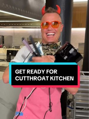 A post by @foodnetwork on TikTok caption: you never know what sabotage is coming in #CutthroatKitchen!