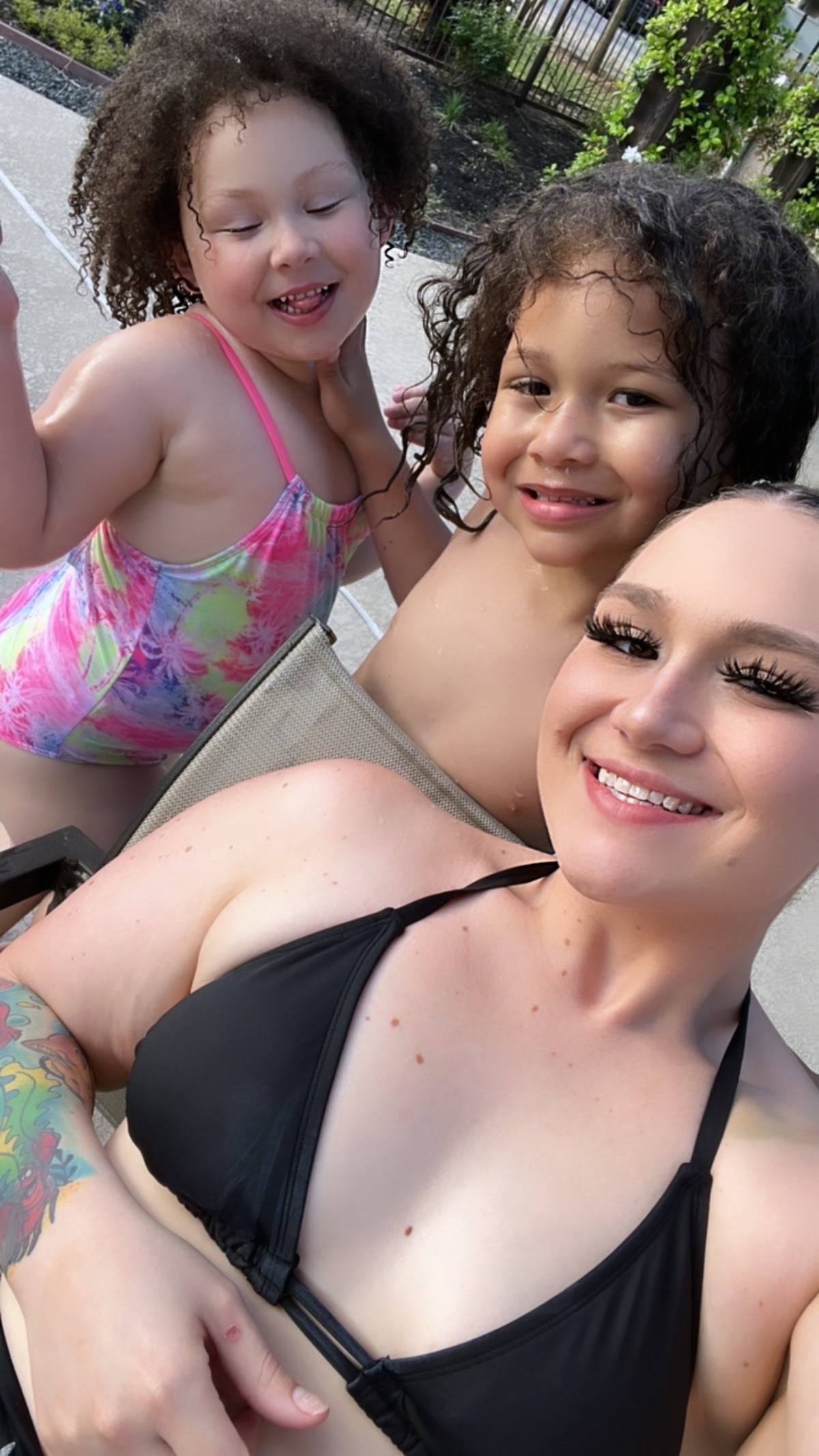 A post by @bigparisrose on TikTok caption: Pretty little baby I love you ❤️ #fypシ 