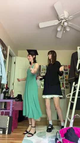 A post by @bellethius on TikTok caption: graduation sisterssssssss