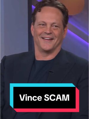 A post by @kellyclarksonshow on TikTok caption: Vince Vaughn has a message about your car's extended warranty... 😂 #vincevaughn #nonnas #scam #kellyclarkson #telemarketers