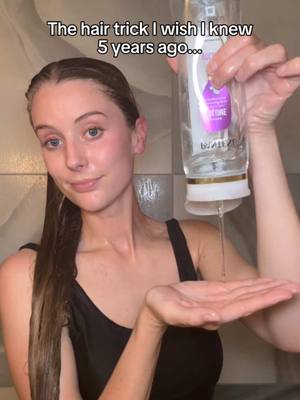 A post by @abbeyyung on TikTok caption: This approach has really changed everything for me… what questions can I answer about it? I can make a part 2 answering those! 💘 #hairhacks #beautyhacks #haircareroutine 
