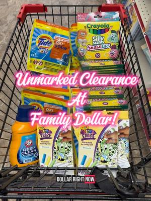 A post by @kouponingwithkristy on TikTok caption: Unmarked clearance at Family Dollar! Posted on 5/9! #couponcommunity #couponing #coupon #clearance #clearancefinds #familydollar #familydollardeals #familydollarcouponing #CapCut 