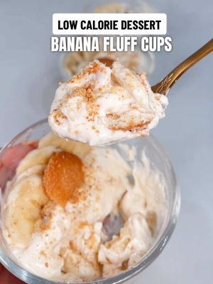 A post by @makayla_thomas_fit on TikTok caption: immediately yes for a grab + go lower cal (higher protein) treat 😋  #healthydessert #healthysnacks #lowcalorie #easydessert #healthymeals #bananapudding 