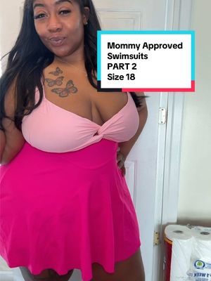 A post by @yvonniedior on TikTok caption: Replying to @TShalon Boutique Part 2 of my Mommy Approved Swimsuit Series! This pink swim dress is plus-size friendly, tummy control, built-in shorts, and the girls are LIFTED okay? Comfy, stretchy, and cute without sacrificing coverage. Definitely size up for the perfect fit #tiktokshopcreatorpicks #tiktokshopmothersday #TummyControlSwimsuit #swimsuit  #MomBodMagic #PlusSizeSwimwear #SwimdressForMoms #TikTokShopMustHave