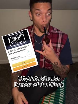A post by @realchristianmccartney on TikTok caption: Thank you ladies!!🔥❤️ @Trey Milner #citygatestudiospartner #donate #thankyou 
