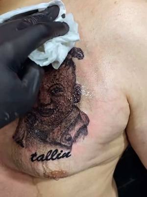 A post by @scm_ink on TikTok caption: The comments were worse than the tat #fyp #foryoupage #tattooartist #tatted #tattoos #viral #tattooideas #facetattoo #tattoofail 