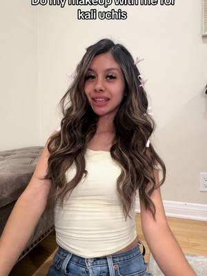 A post by @mary_barreraa on TikTok caption: Do my makeup with me for kali #marysboutique #kaliuchis 