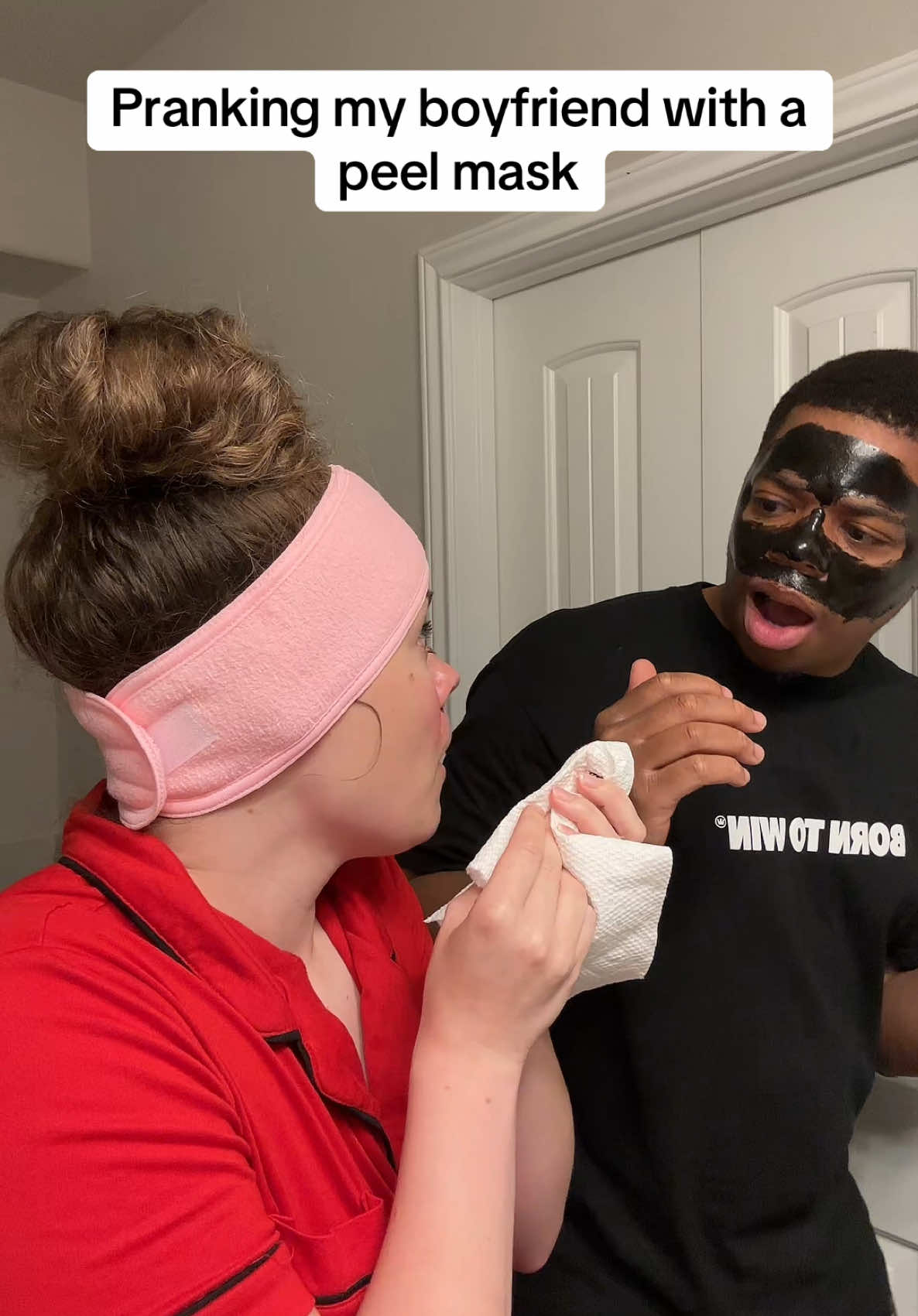 A post by @thereal.ceyana on TikTok caption: He was afraid 😂